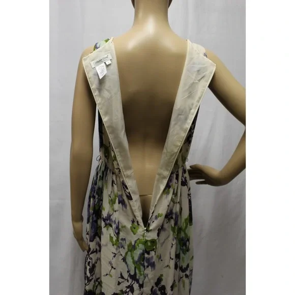 Coldwater Creek Womens Maxi Dress 4 Floral Sleeveless Party Cocktail Watercolor - Picture 9 of 11
